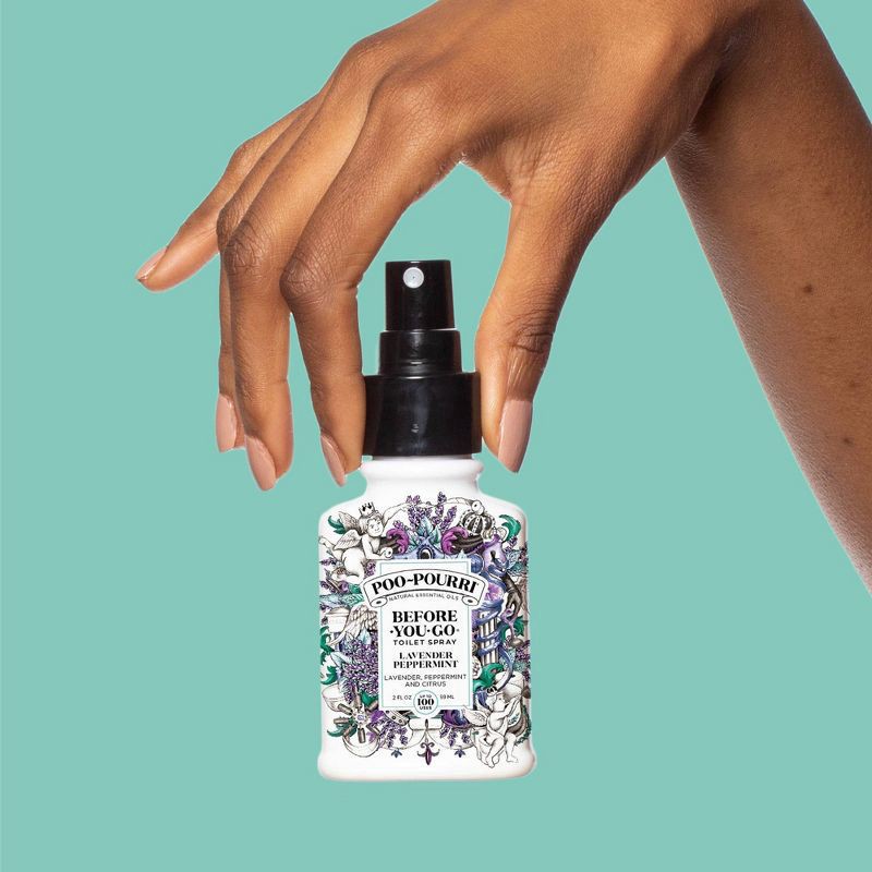 slide 3 of 4, Poo-Pourri Lavender Peppermint Toilet Spray 100 ea, 100 ct