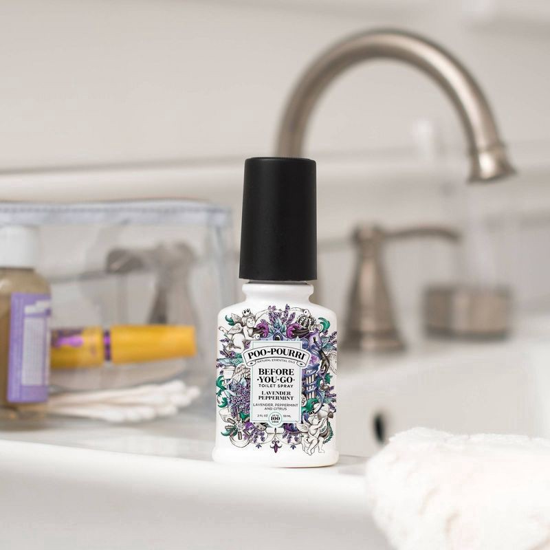 slide 2 of 4, Poo-Pourri Lavender Peppermint Toilet Spray 100 ea, 100 ct