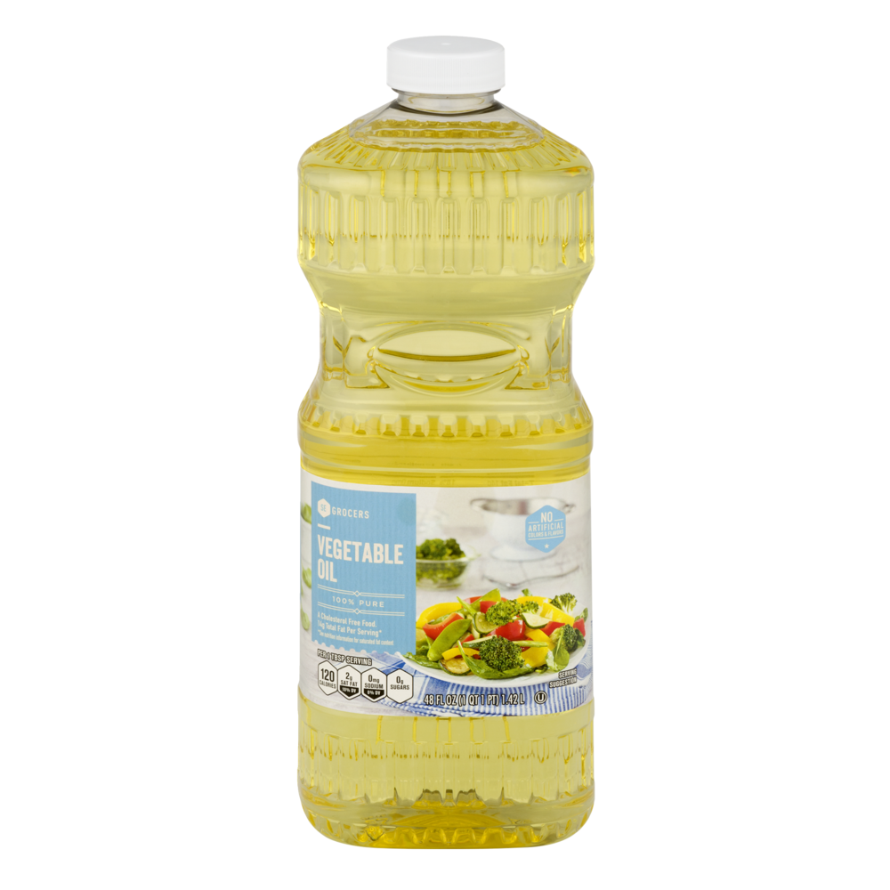 slide 1 of 1, SE Grocers 100% Pure Vegetable Oil - 48 oz, 48 oz
