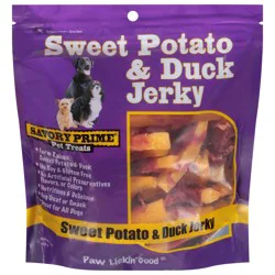 Savory Prime Sweet Potato & Duck Jerky Dog Treats 16 oz