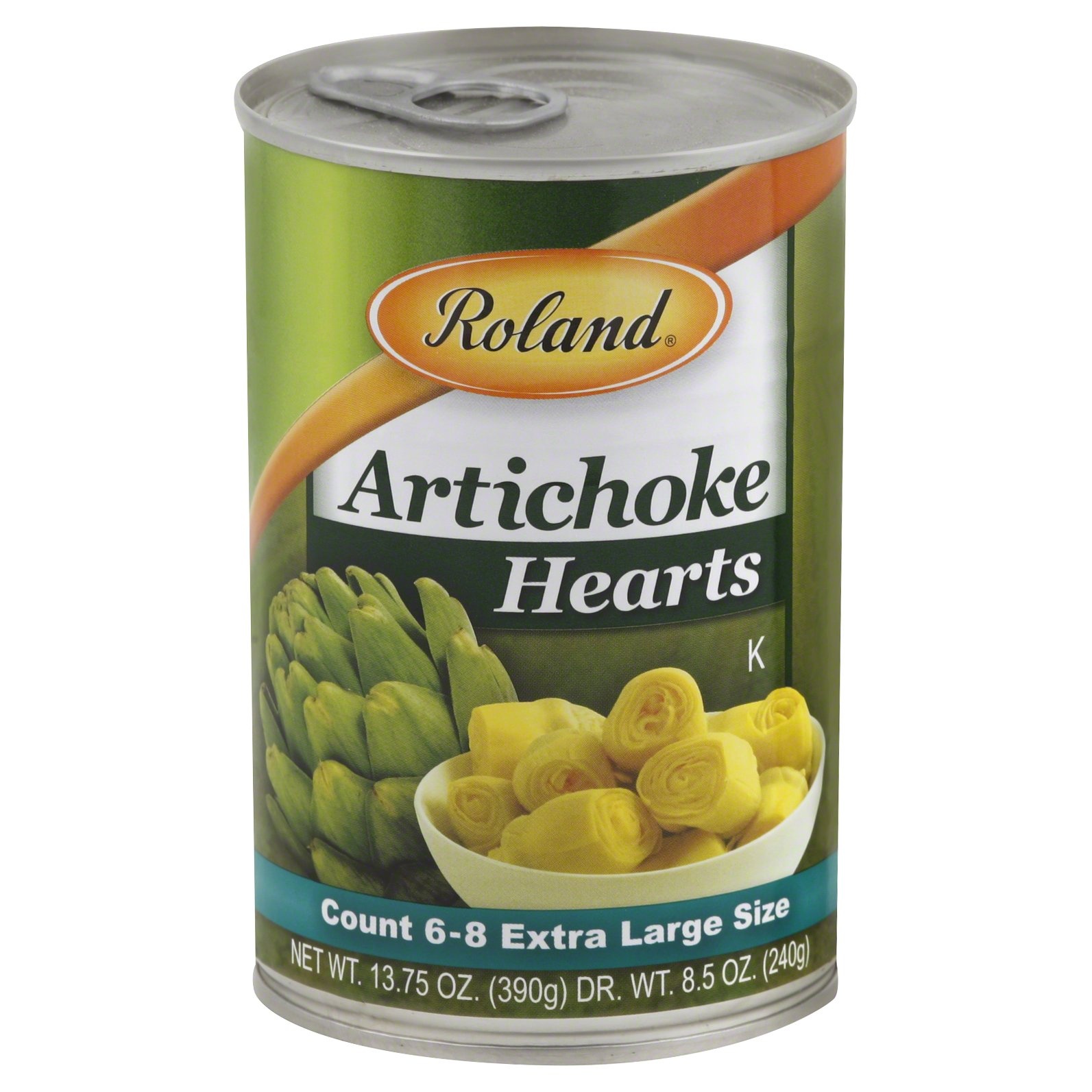 slide 1 of 9, Roland Whole Artichoke Hearts Extra Large, 13.75 oz