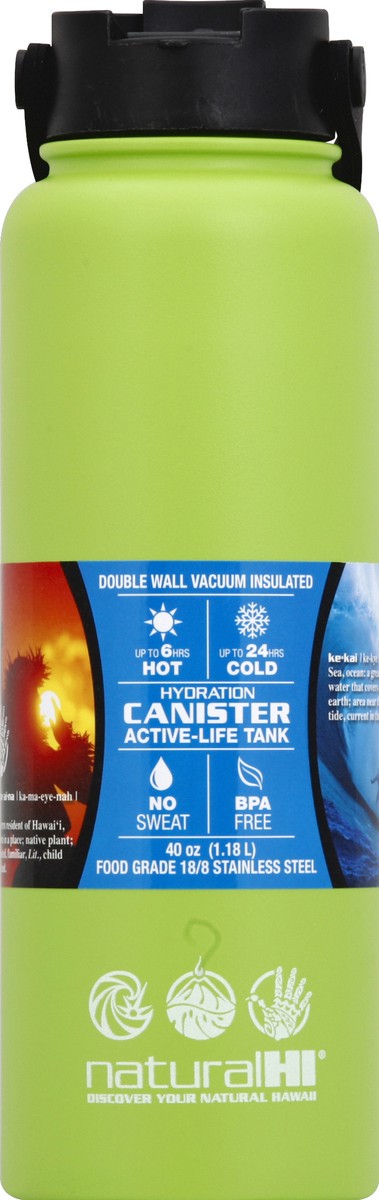 slide 2 of 2, NON BRAND Flask S/S Noni Fruit, 40 oz