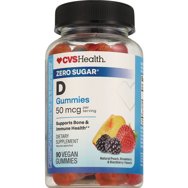 slide 1 of 1, CVS Health Sugar Free Vitamin D Gummy, 90 Ct, 90 ct