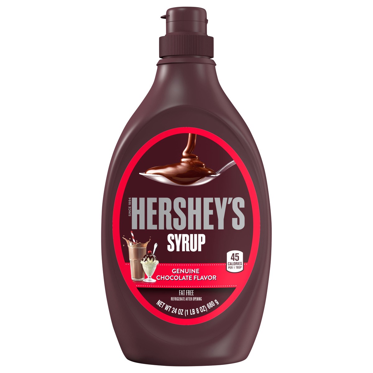 slide 1 of 6, Hershey's Syrup, Chocolate, 24 oz
