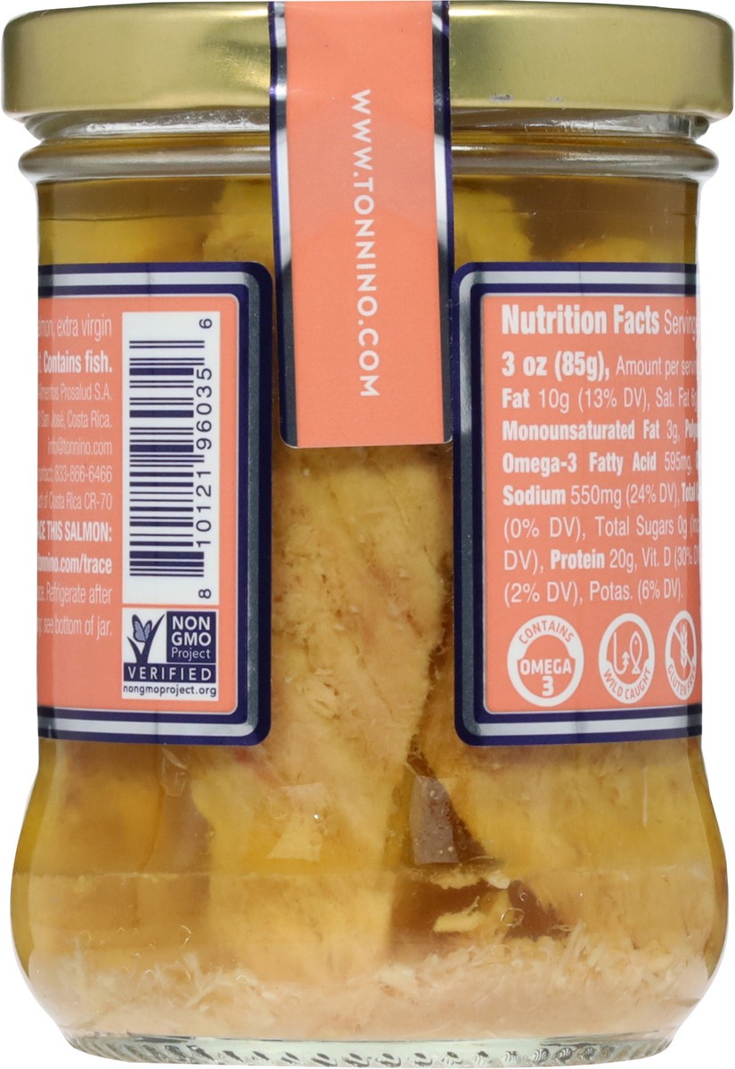 slide 7 of 13, Tonnino Salmon Fillets Olive Oil, 6.3 oz