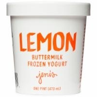 slide 1 of 1, Jeni's Lemon Frozen Yogurt, 16 fl oz