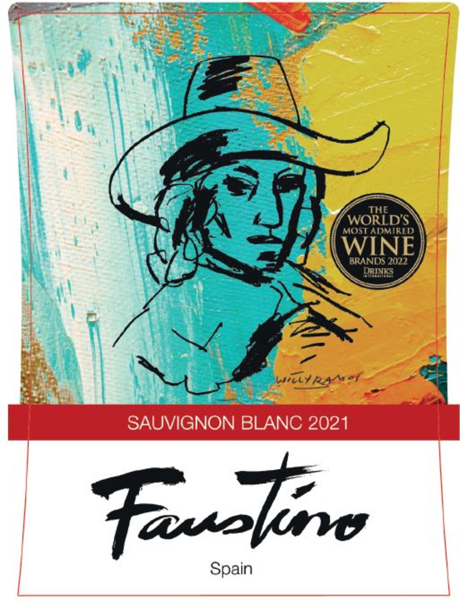 slide 3 of 4, Faustino Art Collection Sauvignon Blanc Sauvignon Blanc, 750 ml, 750 ml