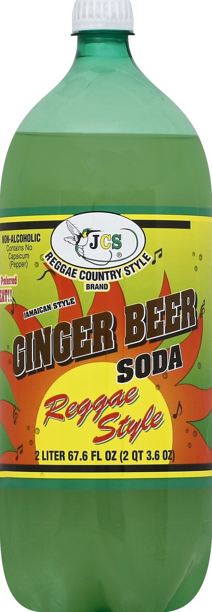 slide 3 of 4, JCS Jamaican Country Style Ginger Beer Sod, 2 liter