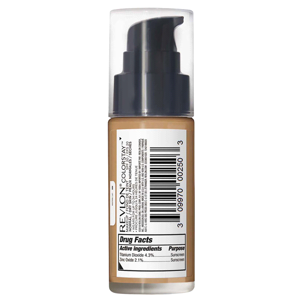 slide 7 of 17, Revlon ColorStay Liquid Foundation for Normal/Dry Skin, Macadamia, 1 fl oz