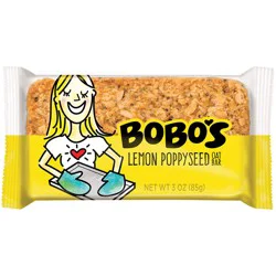 Bobo's Bobos Oat Bar Lemon Poppyseed- 3 oz