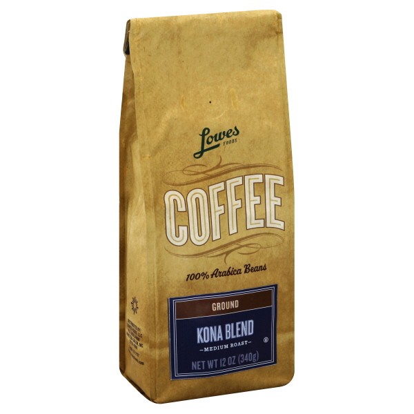 slide 1 of 1, Lowes Foods Coffee Ground Hazelnut - 10 oz, 10 oz