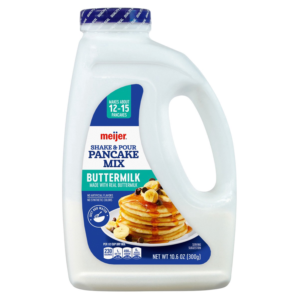 slide 1 of 5, Meijer Shake & Pour Pancake Mix 10.6 oz., 10.6 oz
