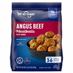 Kroger® Angus Beef Meatballs, 18 oz