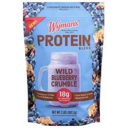 Wyman's Protein Blend, Wild Blueberry Crumble