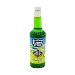 slide 1 of 1, First Street Sour Apple Syrup - 32 oz, 32 oz