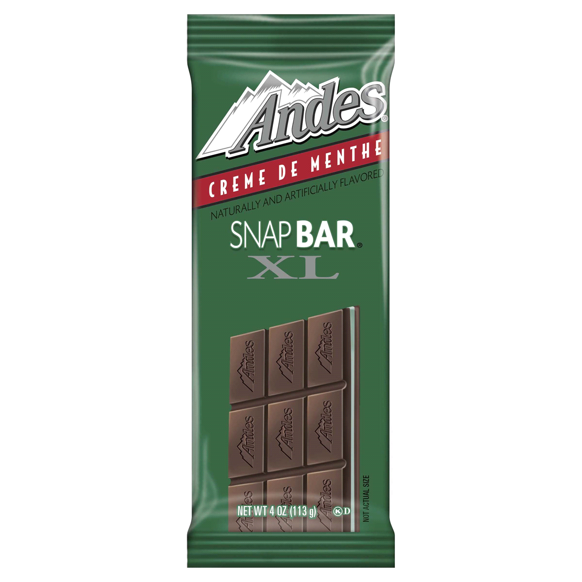 slide 1 of 17, Andes Creme De Menthe Snap Chocolate Bar, 4 oz