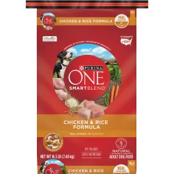 Purina ONE Adult Smartblend Chicken & Rice Dry Dog Food