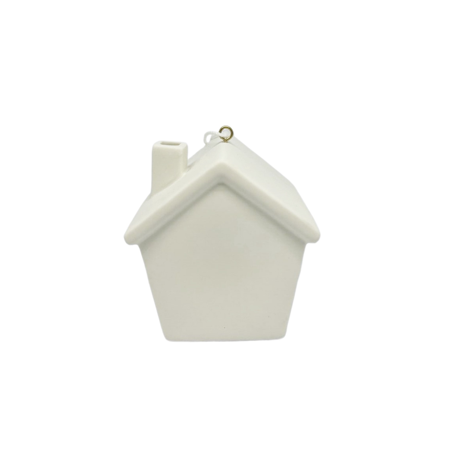 slide 7 of 7, Mini Home Ceramic Birdhouse By Make Market, 3 in x 3 in x 3.2 in