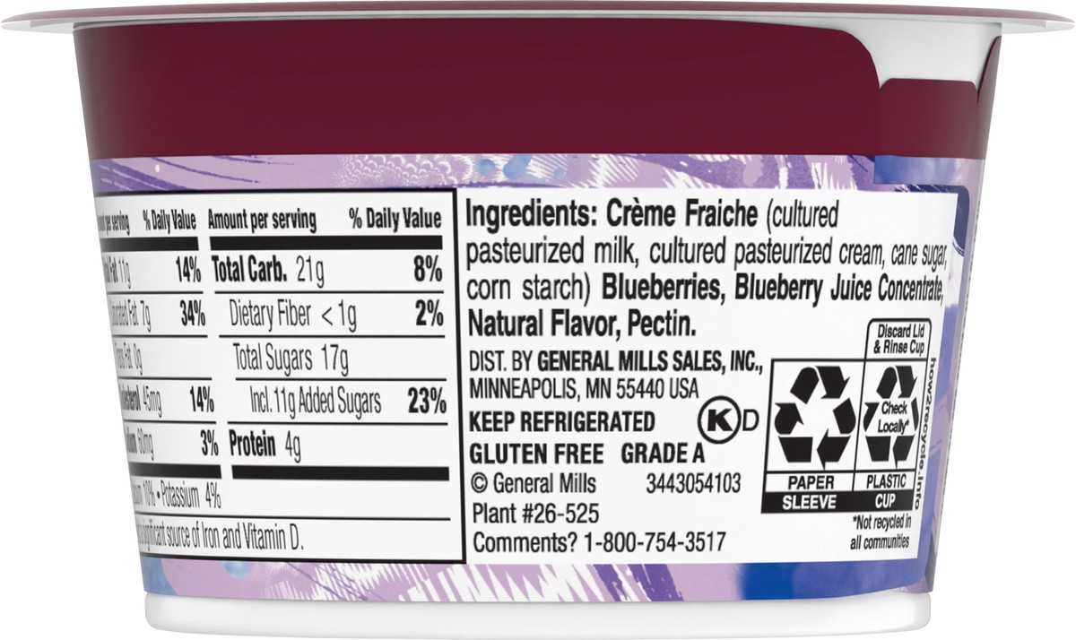 slide 4 of 13, Häagen-Dazs Haagen Dazs Cultured Cream Yogurt Style Snack, Blueberry, 4 oz Cup, 4 oz