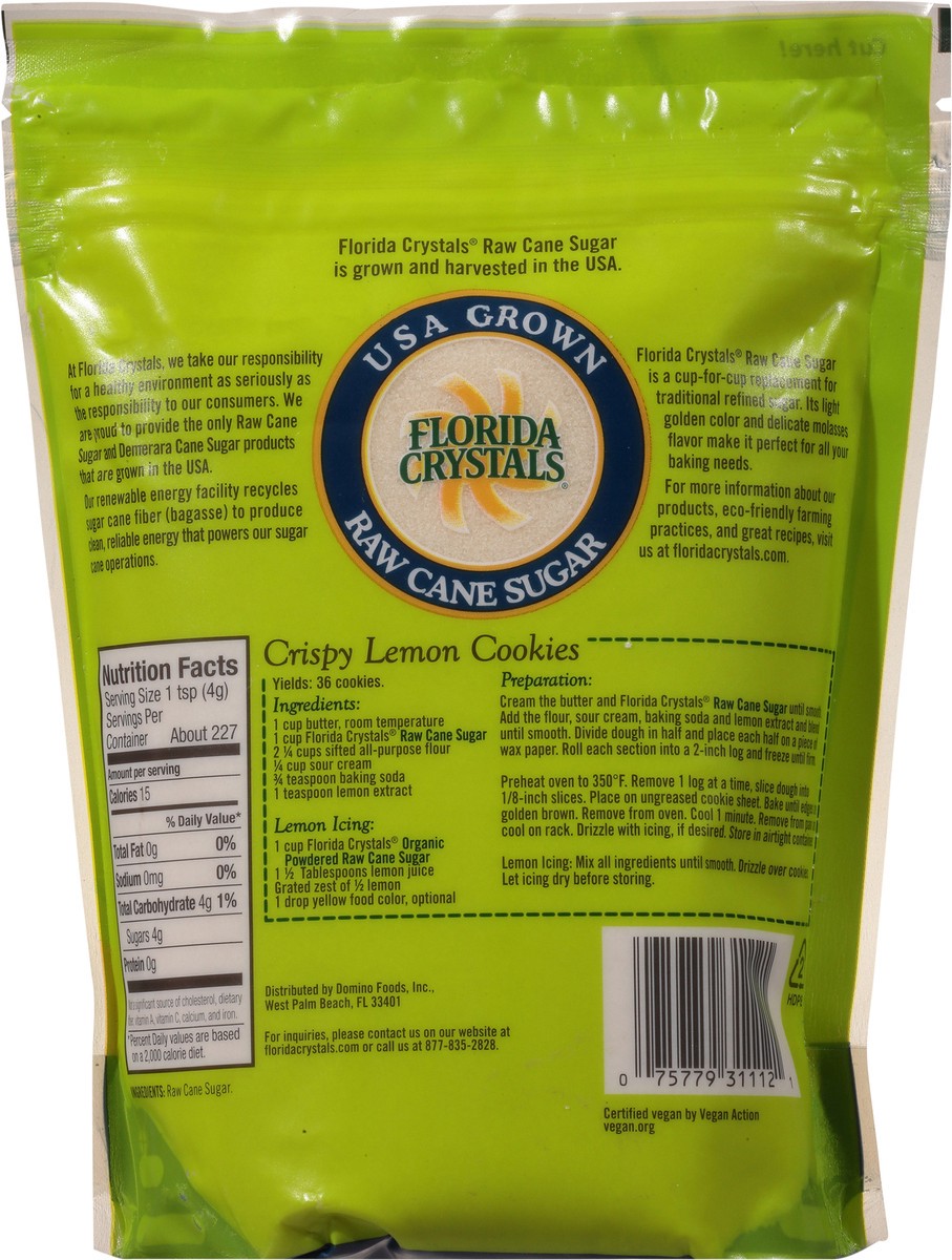 slide 3 of 7, Florida Crystals Raw Cane Sugar Pouch, 2 lb