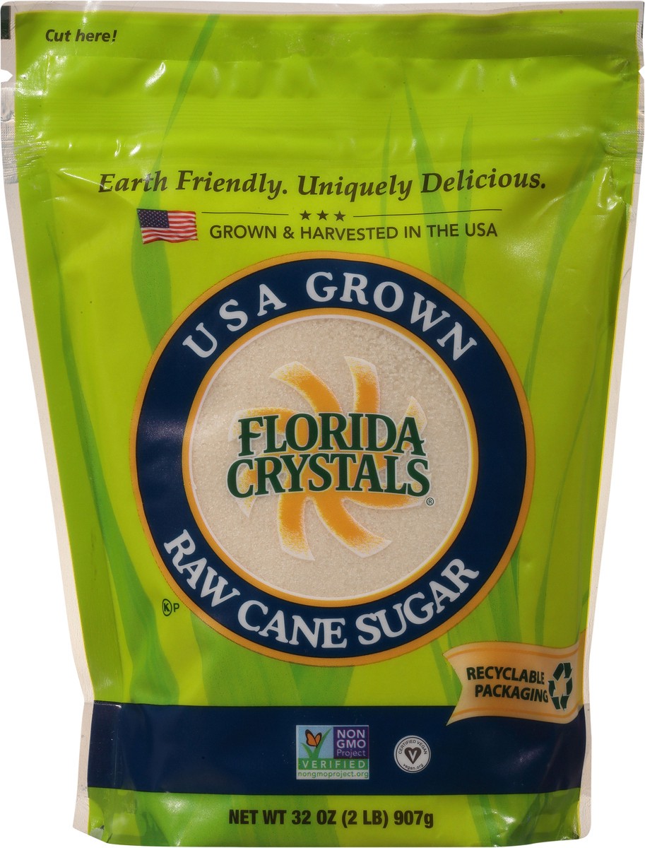 slide 4 of 7, Florida Crystals Raw Cane Sugar Pouch, 2 lb