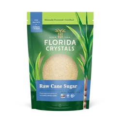 Florida Crystals Raw Cane Sugar Pouch - 2 lb