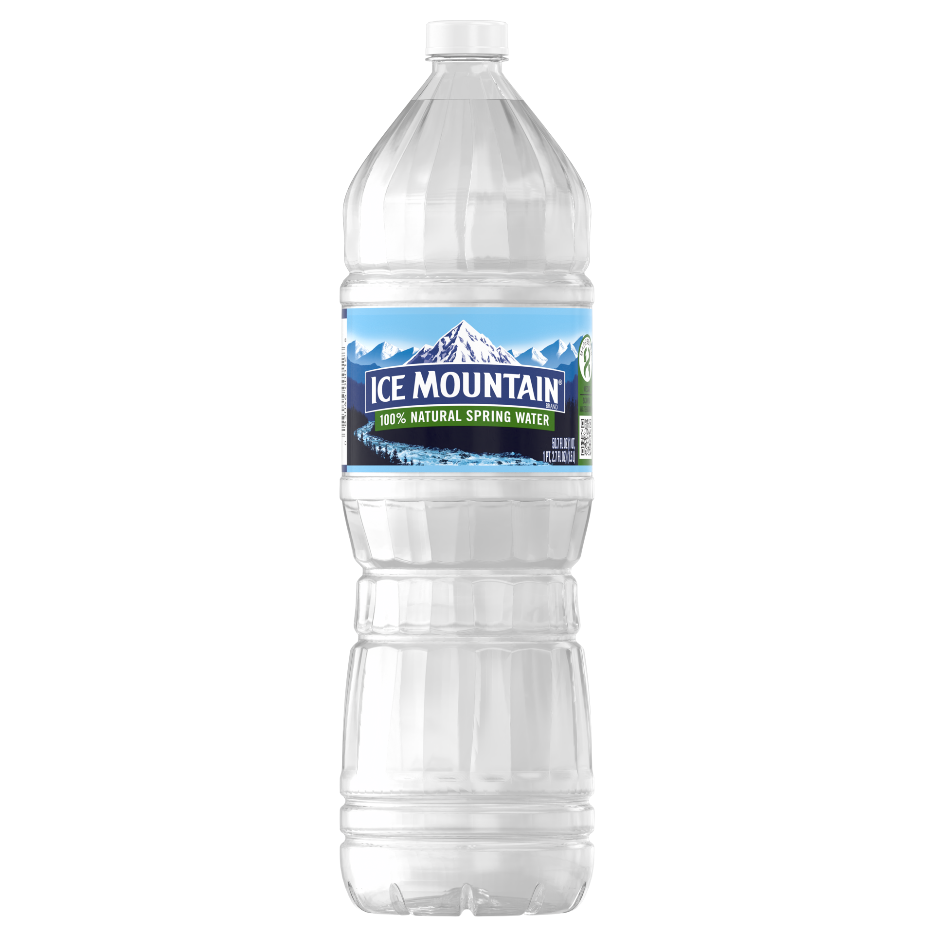 slide 1 of 7, ICE MOUNTAIN Brand 100% Natural Spring Water, 50.7-ounce plastic bottle, 50.7 oz
