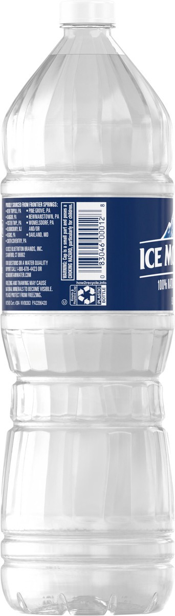 slide 3 of 7, ICE MOUNTAIN Brand 100% Natural Spring Water, 50.7-ounce plastic bottle, 50.7 oz