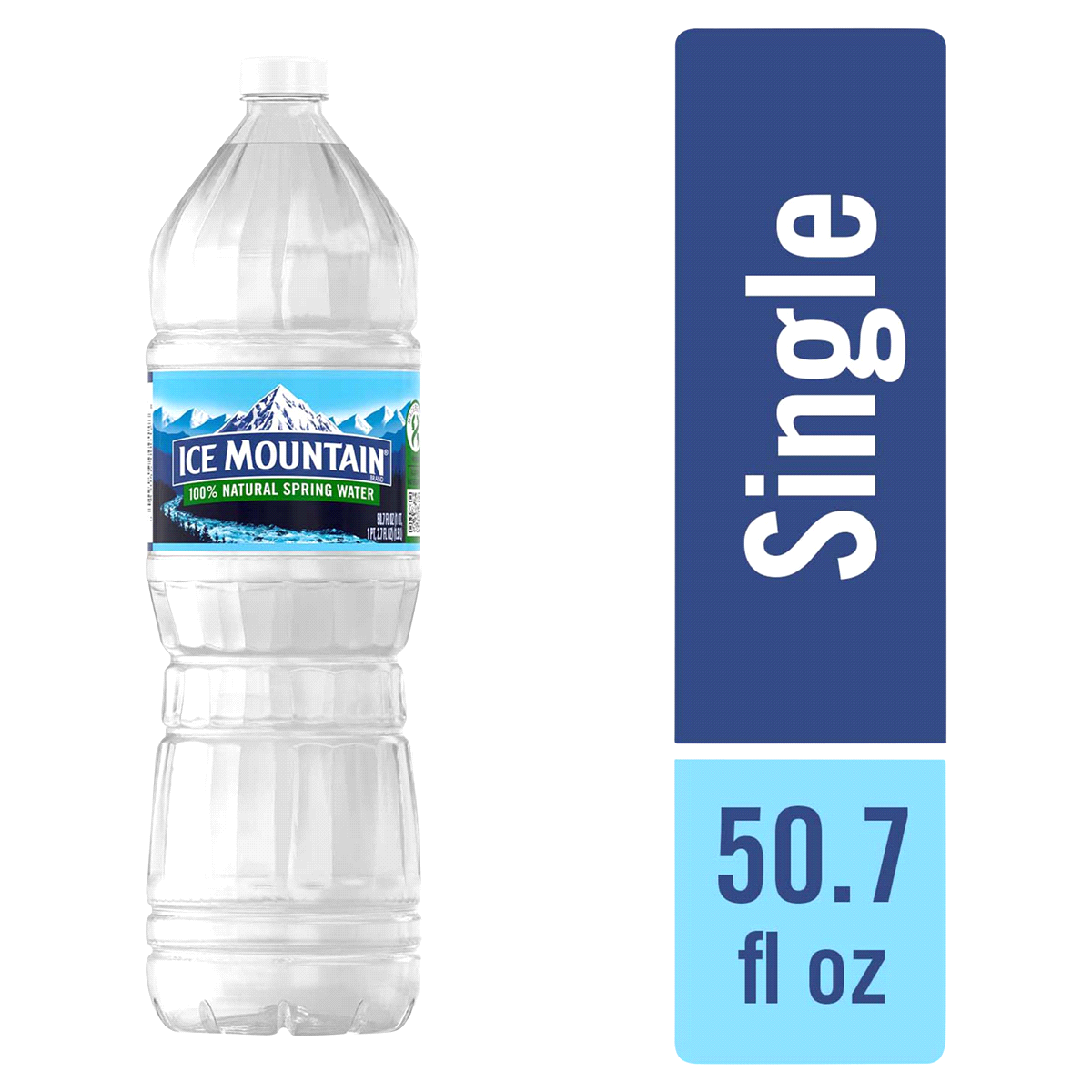 slide 1 of 1, Ice Mountain Brand 100% Natural Spring Water, 50.7 fl oz