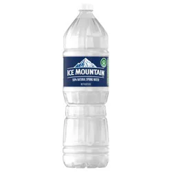 Ice Mountain Spring Water, 1.5-Liter plastic bottle