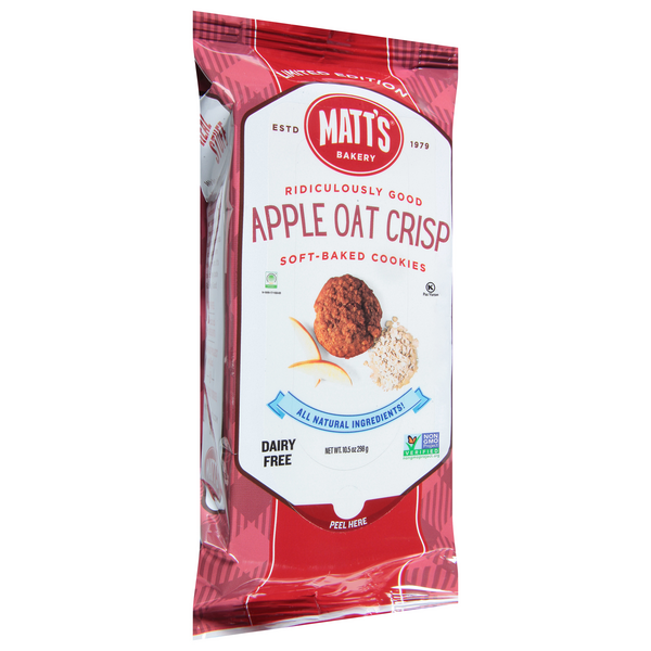 slide 1 of 1, Matt's Bakery Soft-Baked Apple Oat Crisp Cookies - 10.5 oz, 10.5 oz