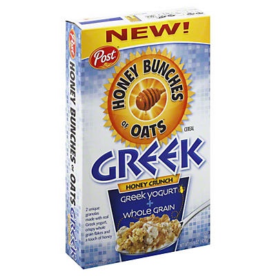 slide 1 of 1, Post Honey Bunches of Oats Greek Honey Crunch Cereal, 15.5 oz