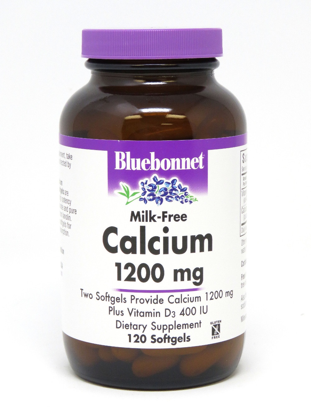 slide 1 of 1, Bluebonnet Nutrition Nutrition Calcium, 120 ct; 1200 mg