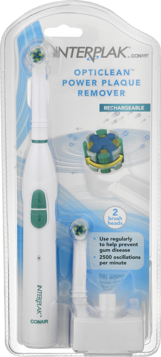 slide 3 of 10, Conair Interplak Opticlean Rechargeable Power Plaque Remover 1 ea, 1 ct