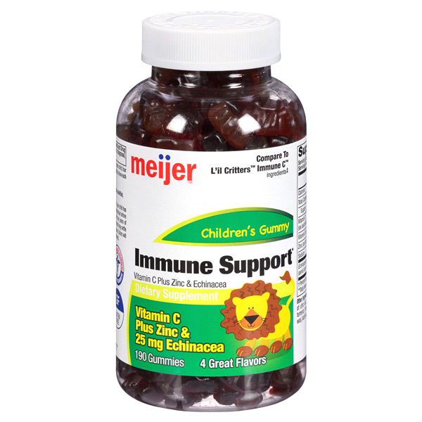 slide 1 of 1, Meijer Children's Gummy Immune Support, 190 ct