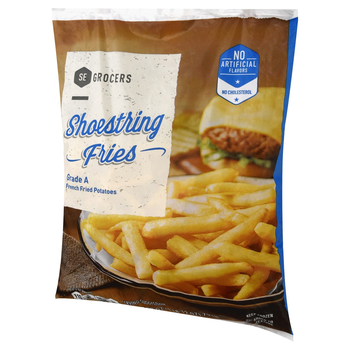 slide 3 of 11, SE Grocers Shoestring Fries, 28 oz