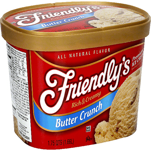 slide 2 of 2, Friendly's Premium Ice Cream Rich & Creamy Butter Crunch, 48 fl oz