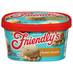 Friendly's Rich and Creamy Butter Crunch Ice Cream 1.5 quart
