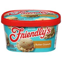 Friendly's Rich and Creamy Butter Crunch Ice Cream 1.5 quart