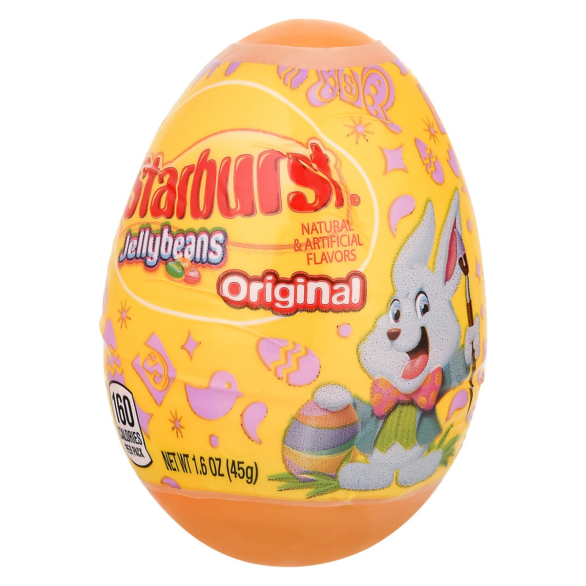 slide 4 of 13, STARBURST Original Jelly Beans Candy-Filled Easter Egg, 1.6 oz, 1.6 oz