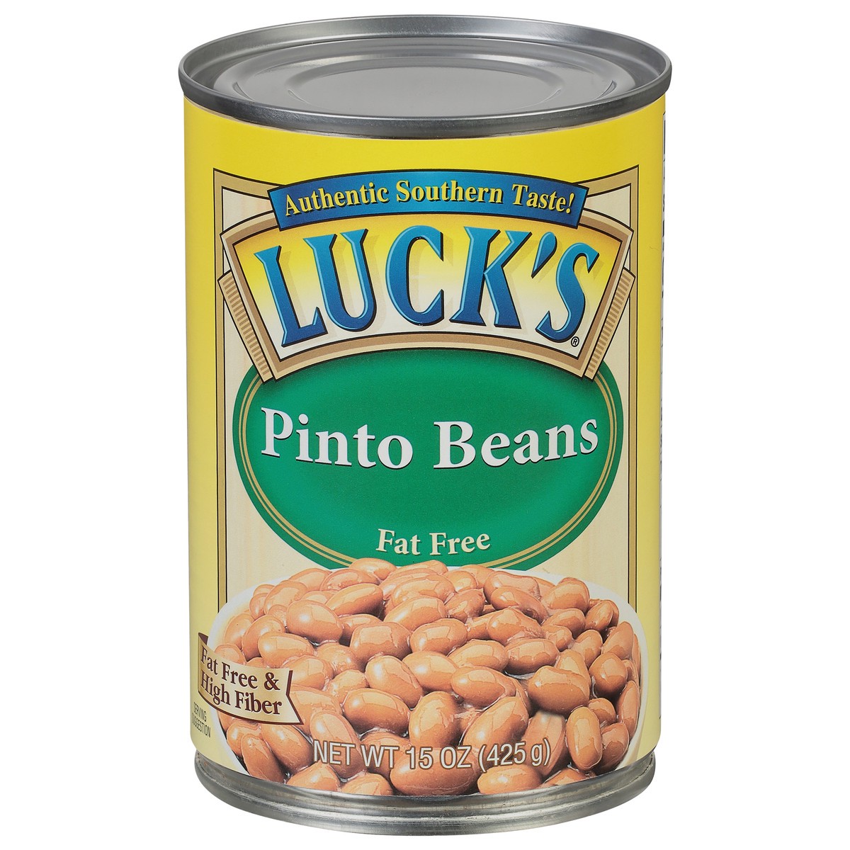 slide 1 of 9, Luck's Fat Free Pinto Beans 15 oz, 15 oz