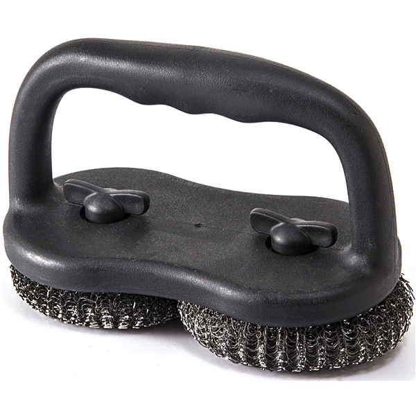 slide 1 of 1, Grand Gourmet Hand Held Grill Scrubber Brush, 1 ct