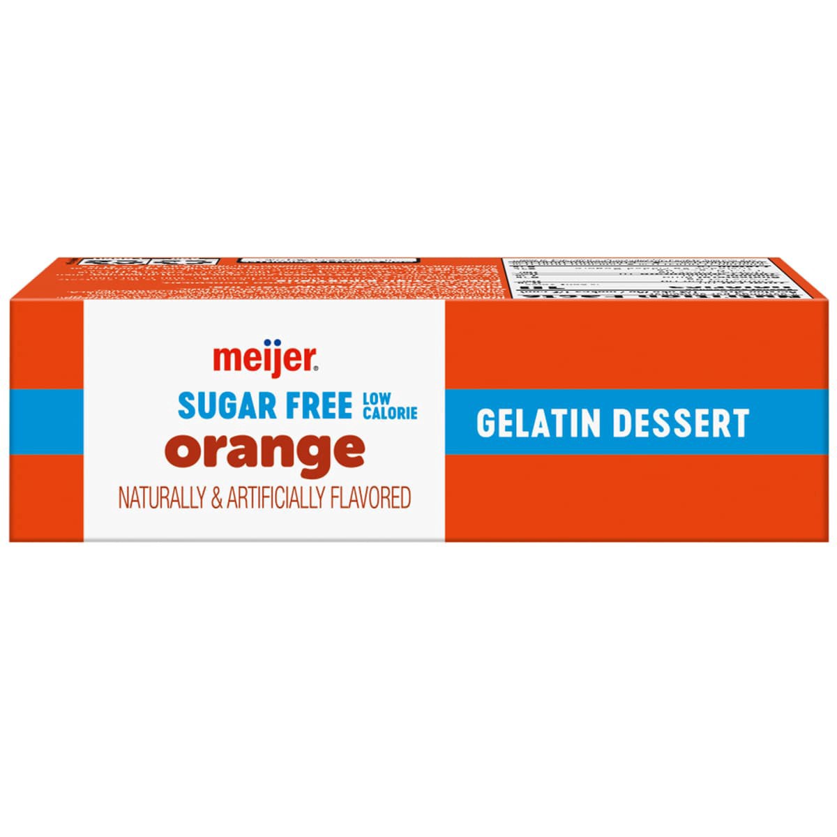slide 17 of 29, Meijer Sugar Free Orange Dessert Gelatin, 0.44 oz