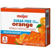 slide 17 of 29, Meijer Sugar Free Orange Dessert Gelatin, 0.44 oz