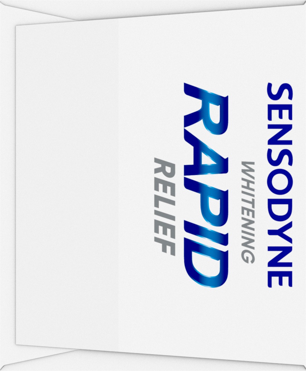 slide 8 of 9, Sensodyne Rapid Relief Extra Whitening Sensitive Toothpaste with Fluoride - 3.4 Ounces, 3.4 oz