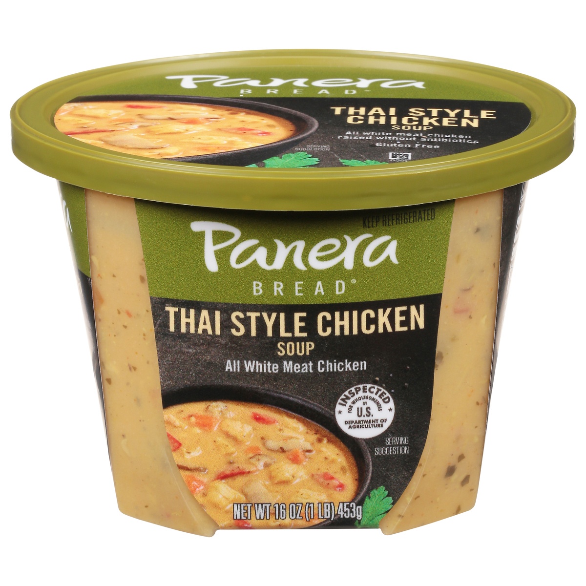 slide 1 of 1, Panera Bread Thai Style Chicken Soup, 16 oz