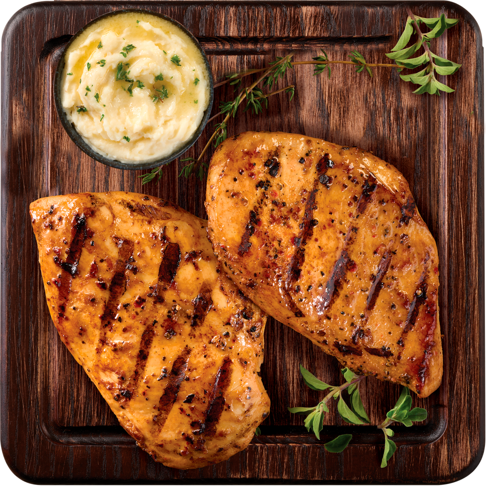 slide 3 of 3, Tyson Premium Quality Freshly Seasoned Seasoned Steakhouse Boneless Skinless Chicken Breast Filets, 0.75 lb