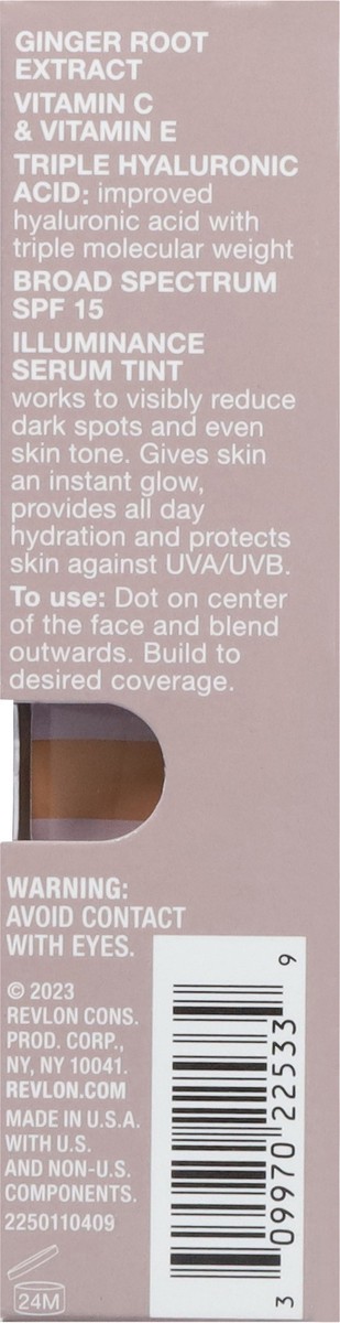 slide 11 of 13, Revlon Illuminance Broad Spectrum SPF 15 Brulee 409 Serum Tint 0.94 fl oz, 0.94 fl oz
