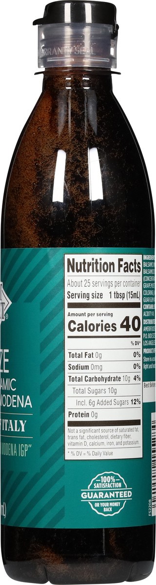 slide 2 of 14, First Street Premium Glaze Balsamic Vinegar, 12.85 fl o