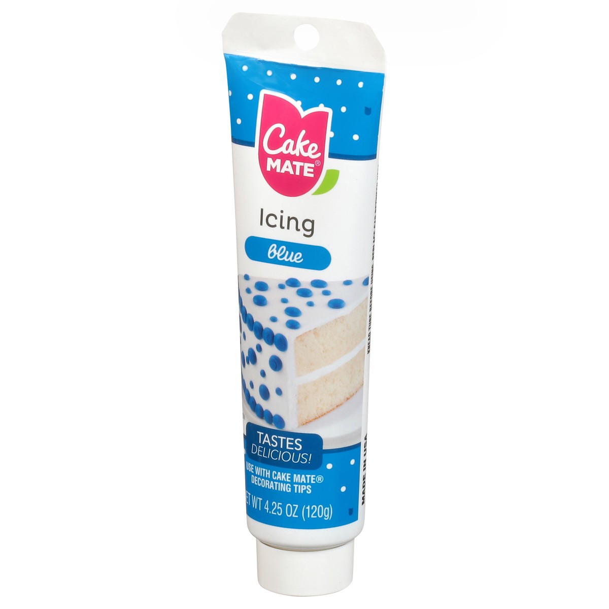 slide 5 of 12, Cake Mate Blue Icing, 4.25 oz